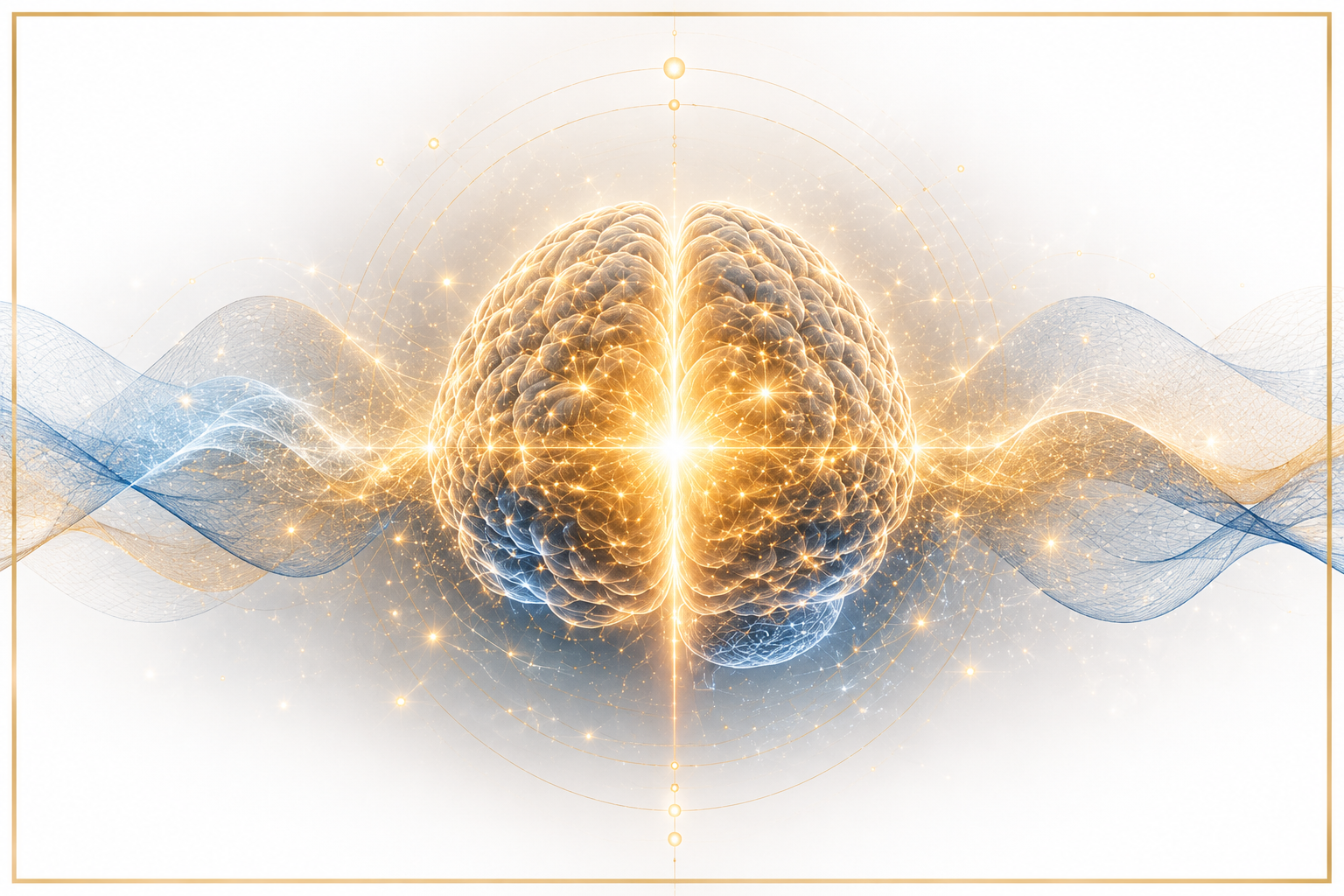 Illuminated brain in coherence